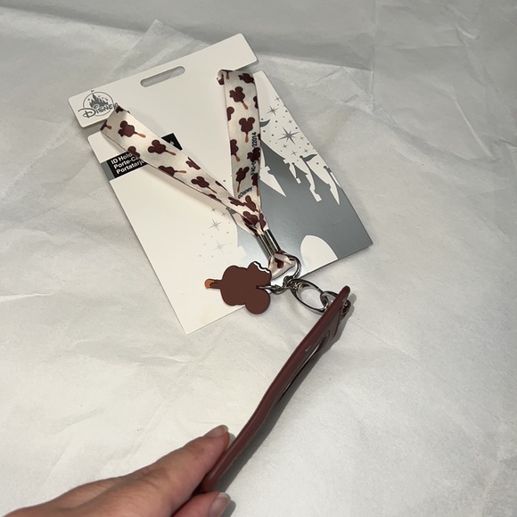 DISNEY LOUNGEFLY Mickey Ice Cream Bar Card & ID Holder with Landyard - Picture 8 of 13